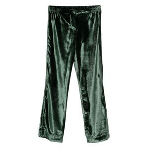 For Restless Sleepers Women Velvet High-Waisted Trousers